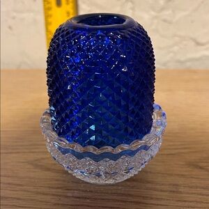 Vintage Fenton 2 pc fairy light.